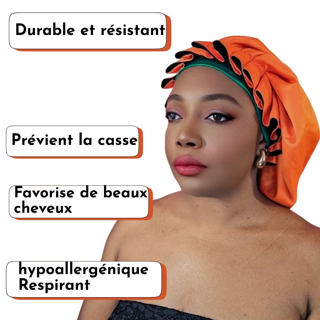 Bonnet en satin ENFANT.M -MER
