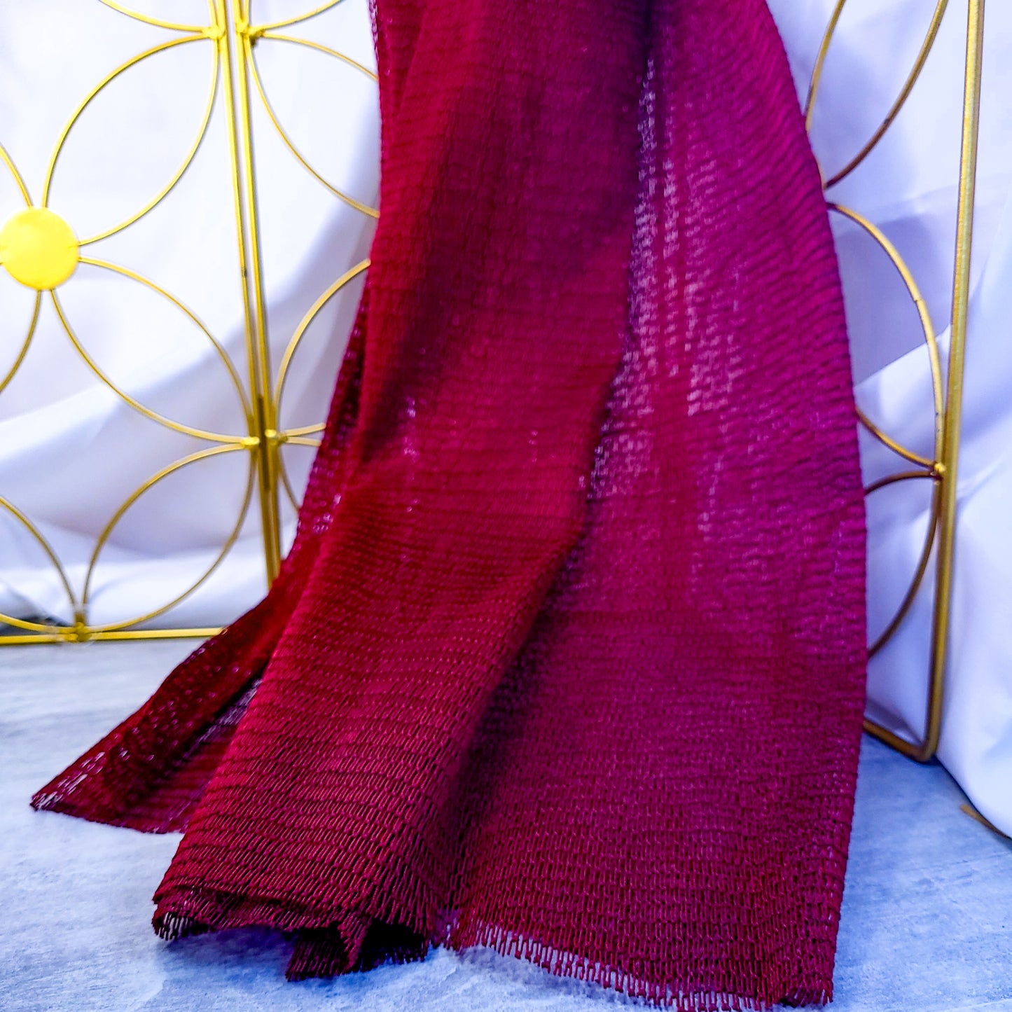 Eponge africaine bordeaux (rigide)