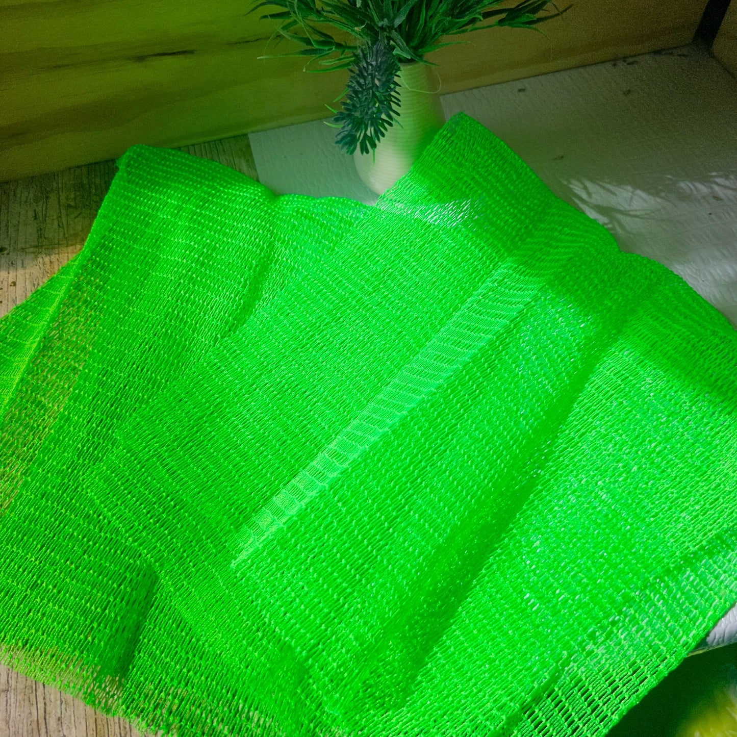 Eponge africaine vert fluo (rigide)