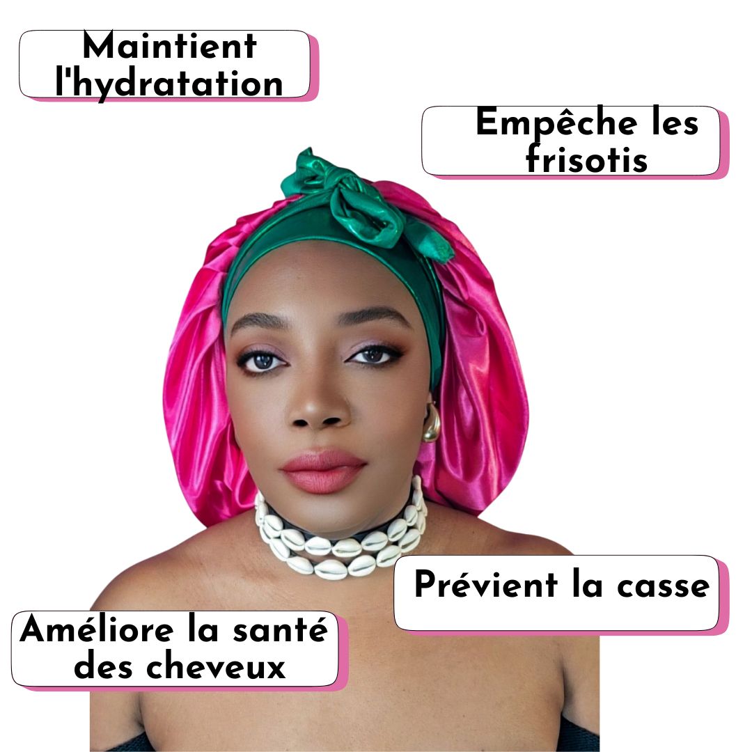 Bonnet en satin ENFANT.M -MER