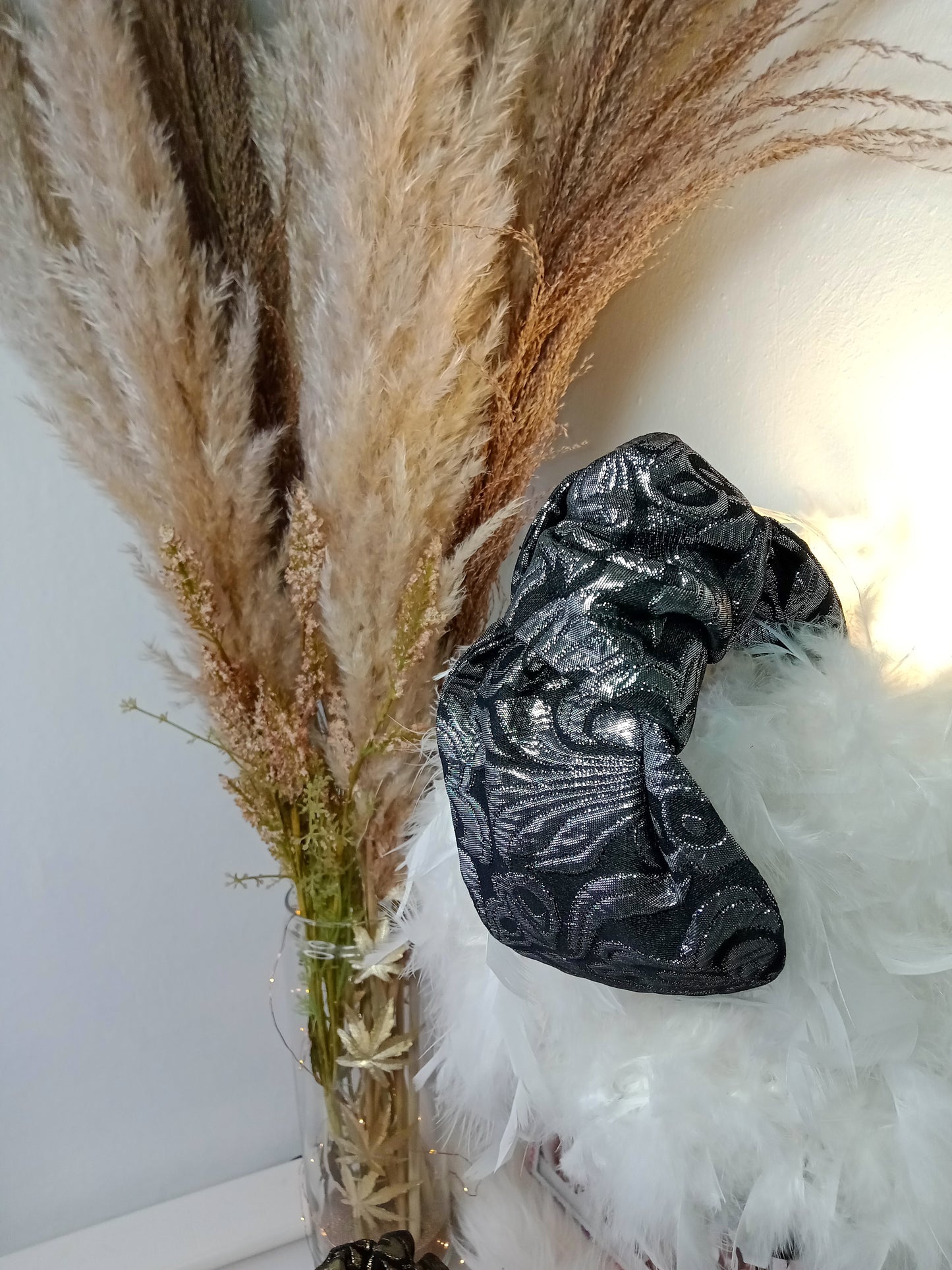 Serre-tête –Brodé argenté