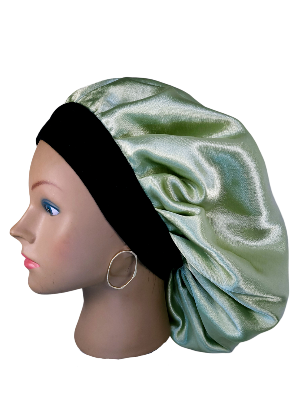 Bonnet en satin bandeau L -AZUR