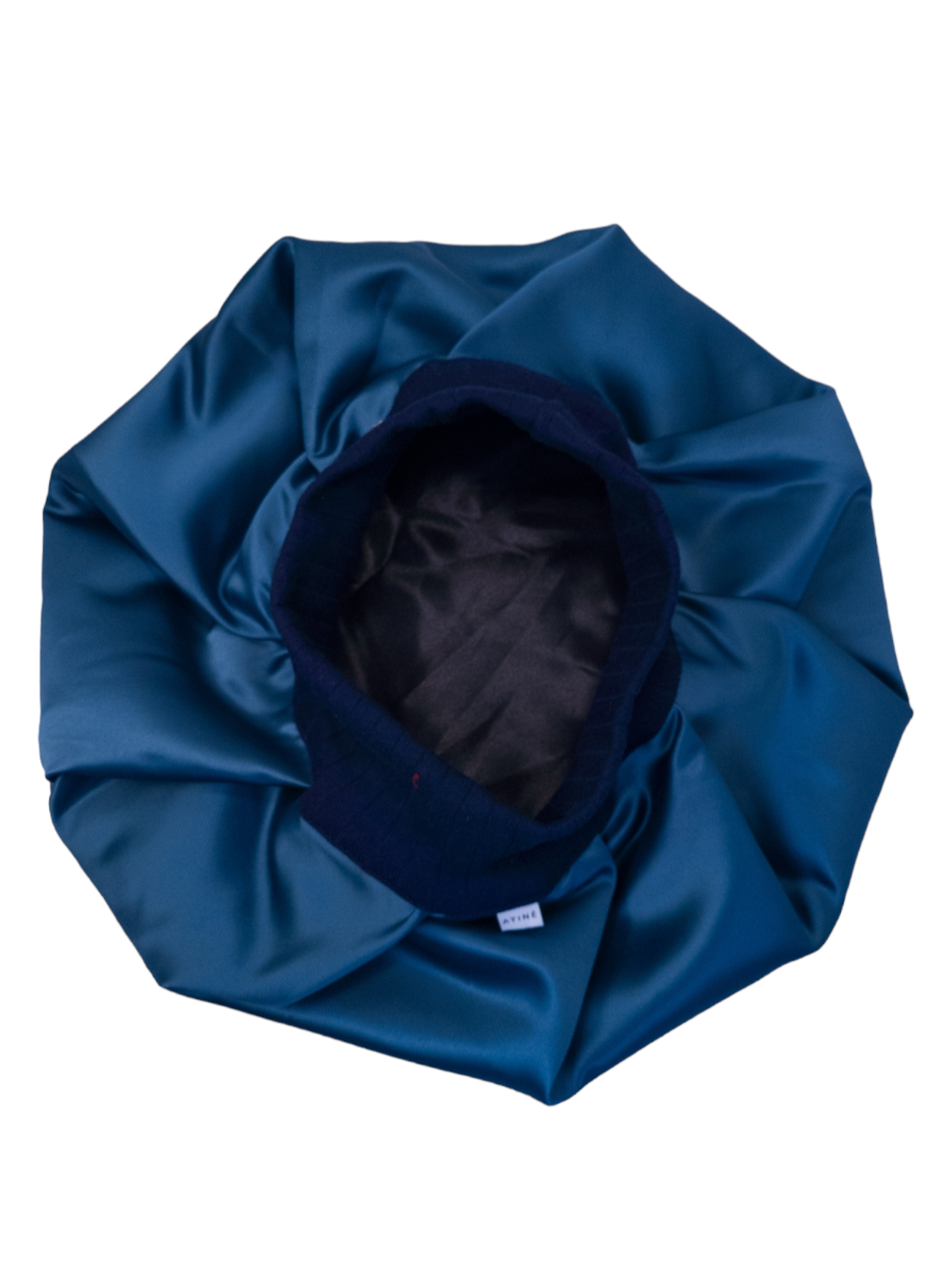 Bonnet en satin bandeau L - VERT FORET