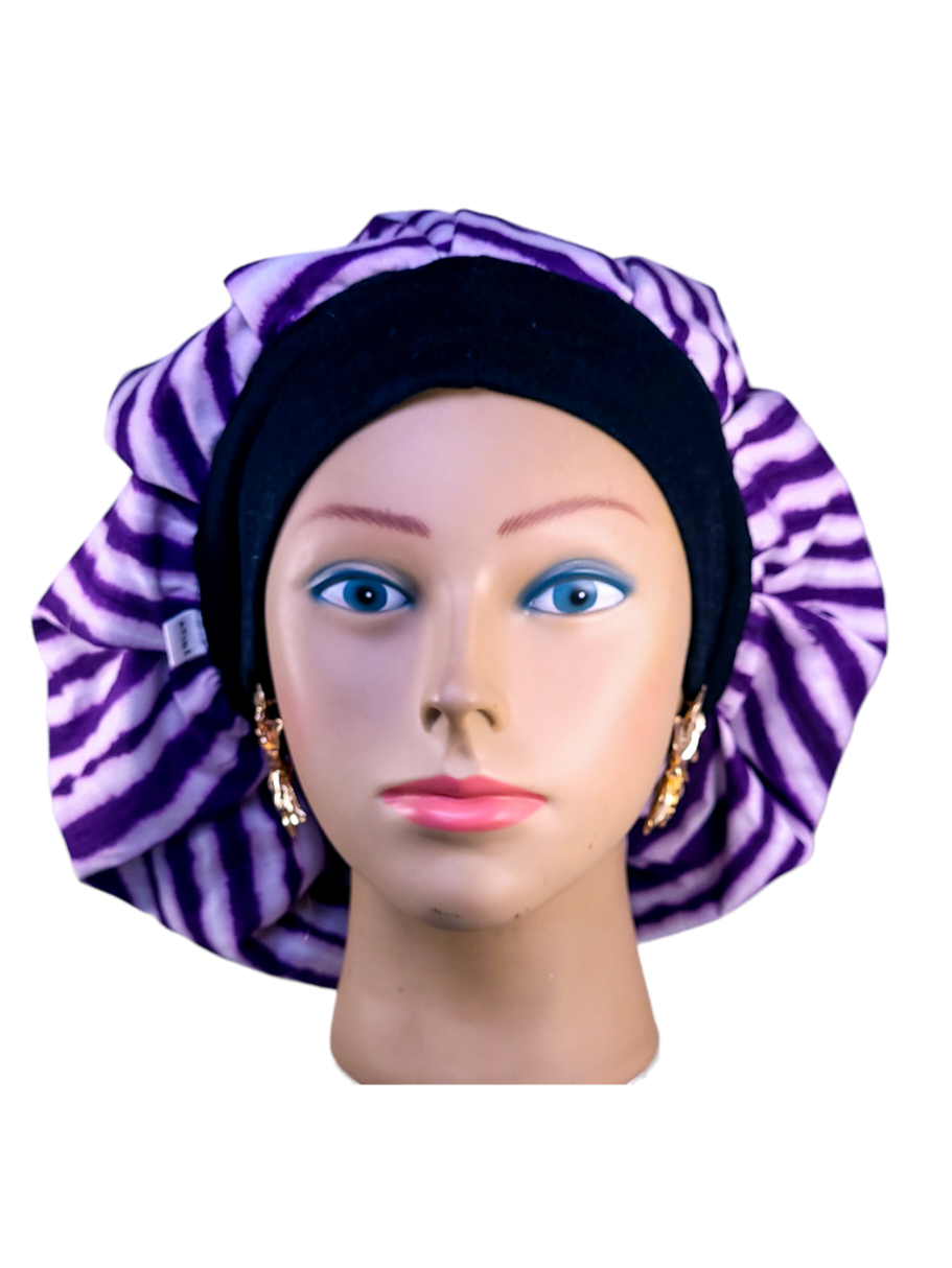 Bonnet en satin ENFANT-M - INDIGO
