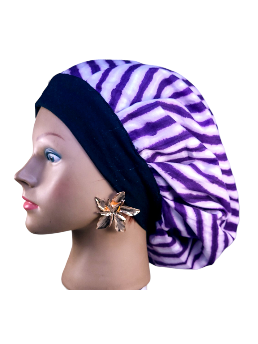 Bonnet en satin ENFANT-M - INDIGO