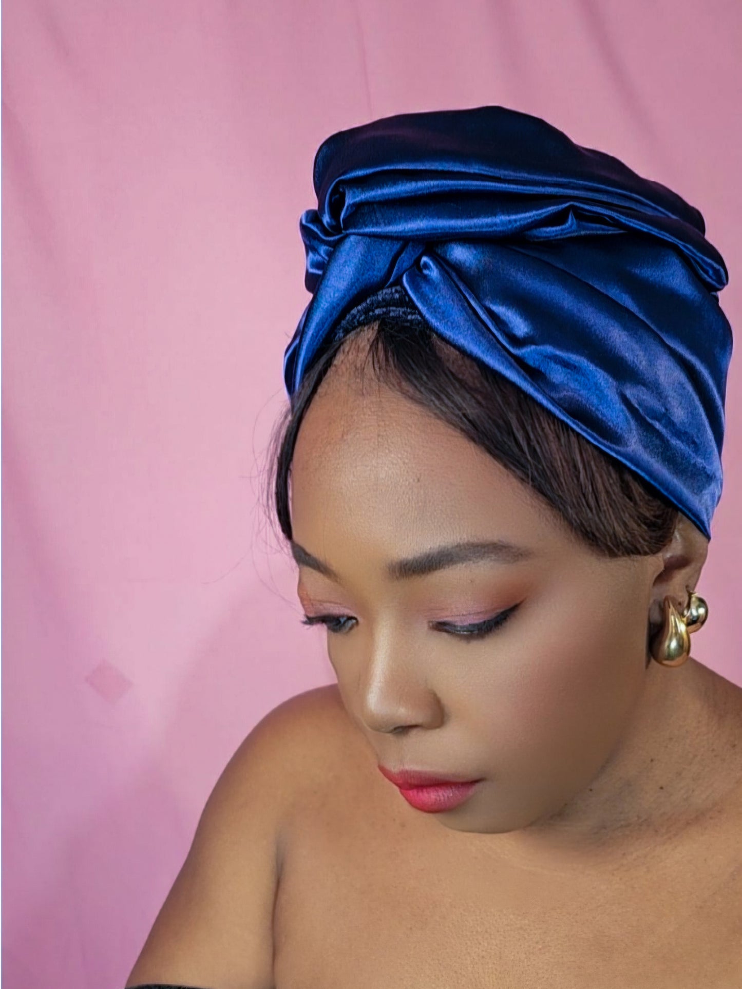 BAFIA bleu nuit satiné