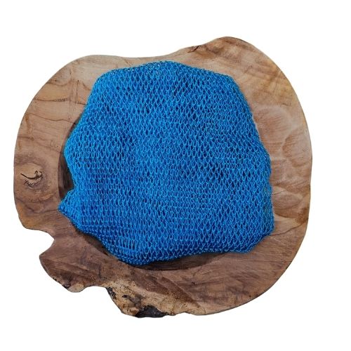 Éponge africaine bleu turquoise (souple)