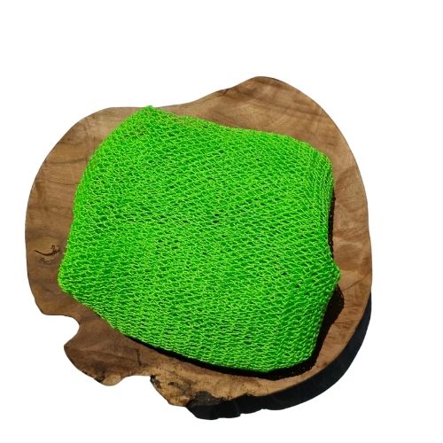 Éponge africaine vert fluo (souple)
