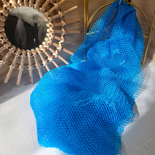 Éponge africaine bleu turquoise (souple)