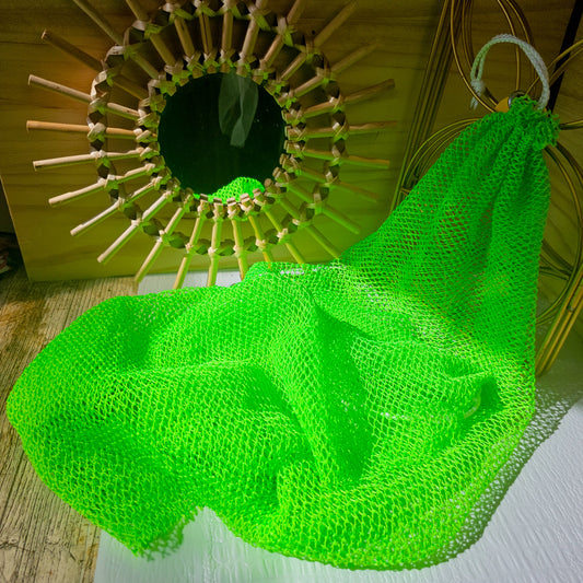 Éponge africaine vert fluo (souple)