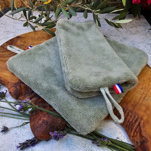 Serviette visage olive 33x24