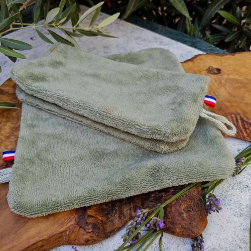 Serviette visage olive 33x24