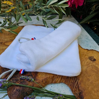 Serviette visage blanc 33x24