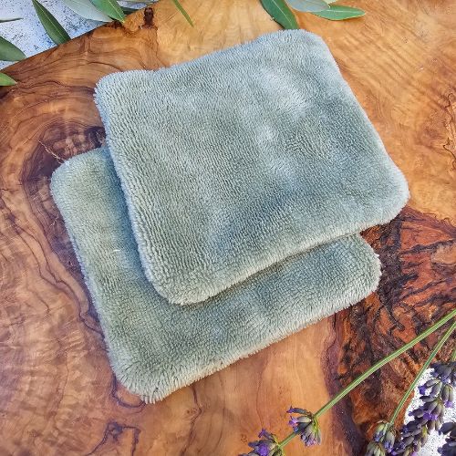 Lingette lavable double face 10x10