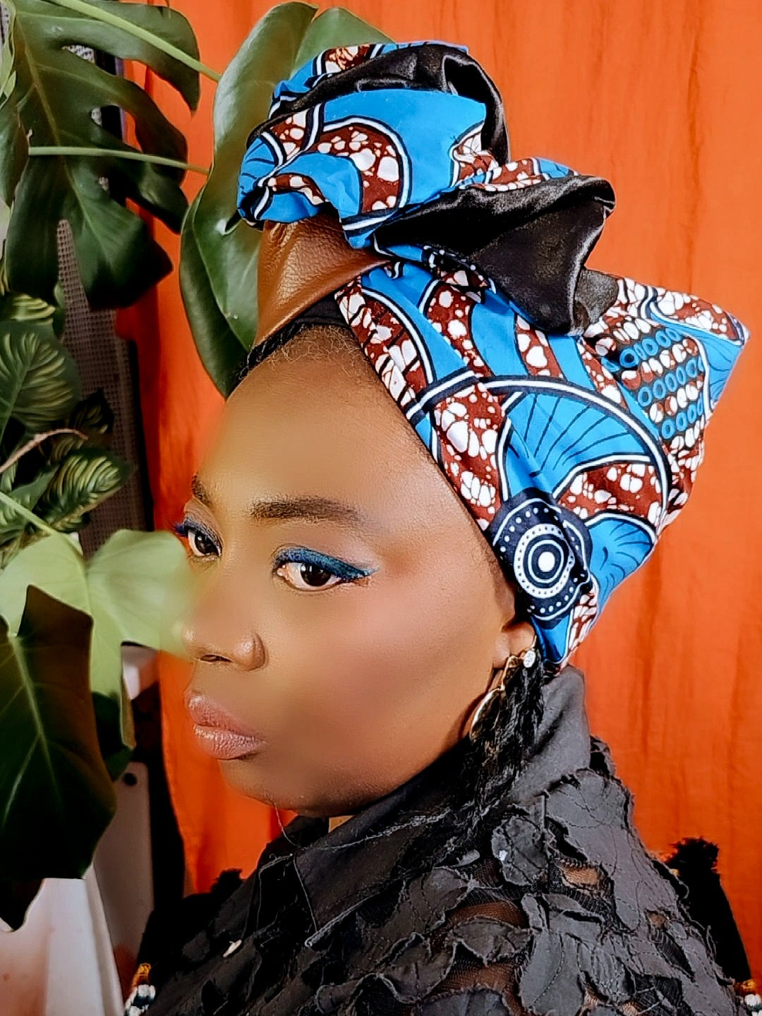BAMOUNA marron bleu