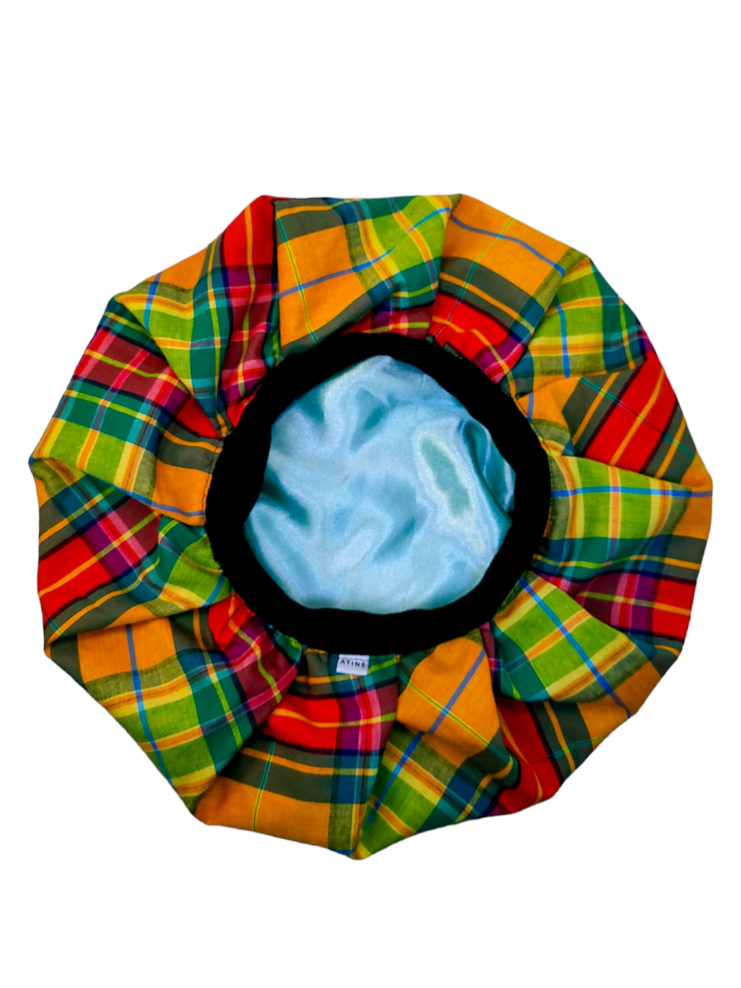 Bonnet en satin bandeau M -MADRAS