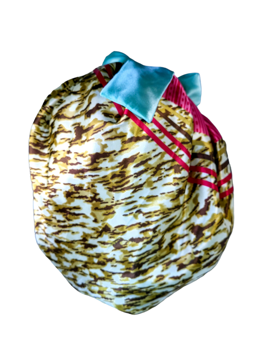 Bonnet de nuit FICELLE. L - floral tigre